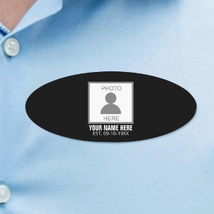 Your Photo Here Name and Age Name Tag