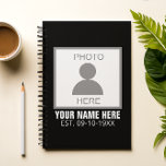 Your Photo Here Name and Age Notebook