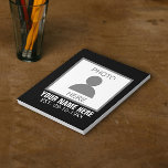 Your Photo Here Name and Age Notepad