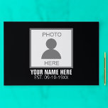 Your Photo Here Name and Age Paper Pad