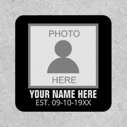 Your Photo Here Name and Age Patch