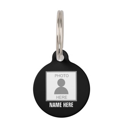 Your Photo Here Name and Age Pet ID Tag