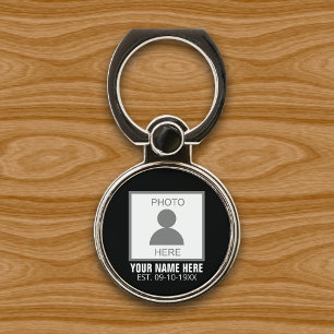 Your Photo Here Name and Age Phone Ring Stand