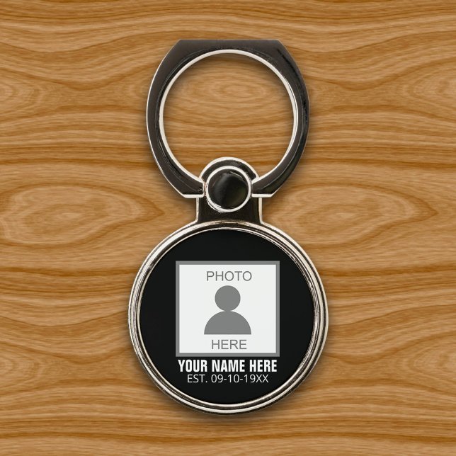 Your Photo Here Name and Age Phone Ring Stand (Creator Uploaded)