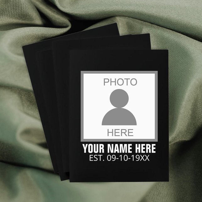 Your Photo Here Name and Age Pocket Folder (Creator Uploaded)