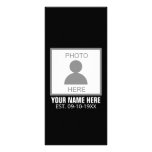 Your Photo Here Name and Age Rack Card