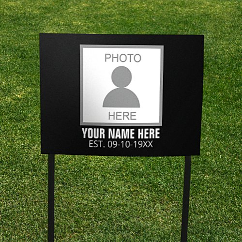 Your Photo Here Name and Age Sign