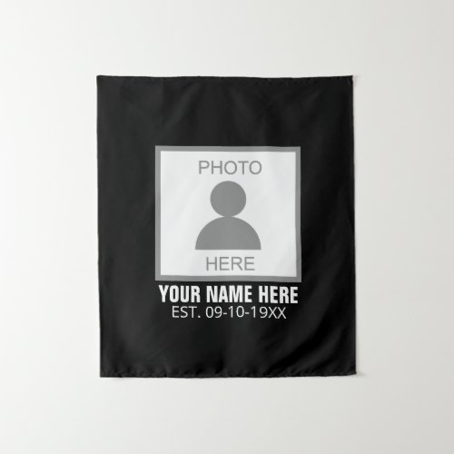 Your Photo Here Name and Age Tapestry