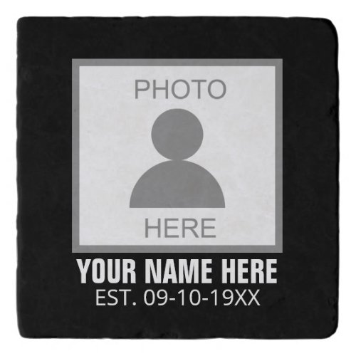 Your Photo Here Name and Age Trivet