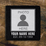 Your Photo Here Name and Age Trivet