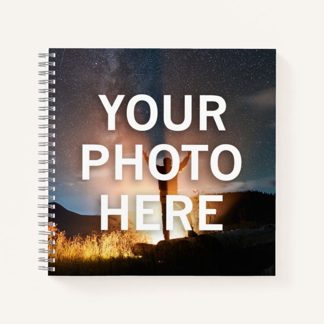 Your Photo Here Notebook (Front)
