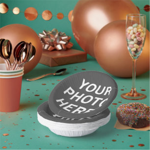 Your Photo Here Paper Bowls