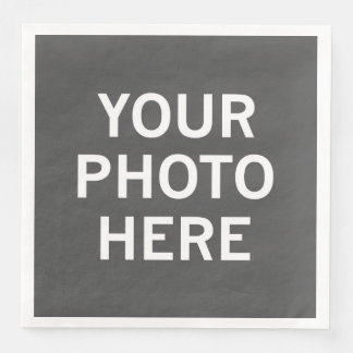 Your Photo Here Paper Dinner Napkins