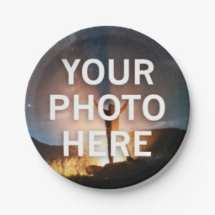 Your Photo Here Paper Plates