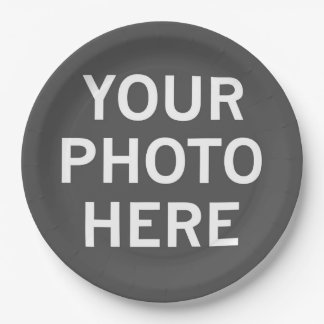 Your Photo Here Paper Plates