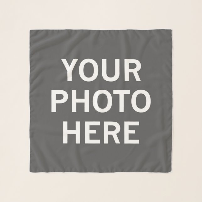 Your Photo Here Scarf (Front)