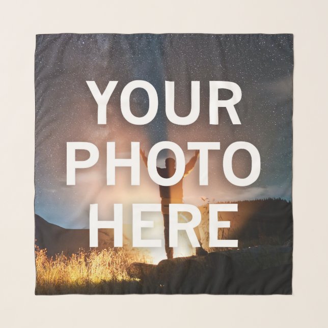 Your Photo Here Scarf (Front)