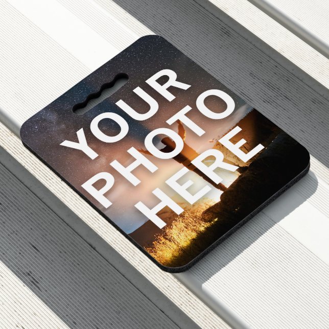 Your Photo Here Seat Cushion (In Situ)