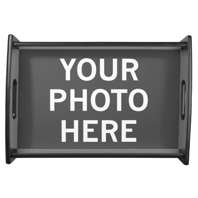Your Photo Here Serving Tray (Front)