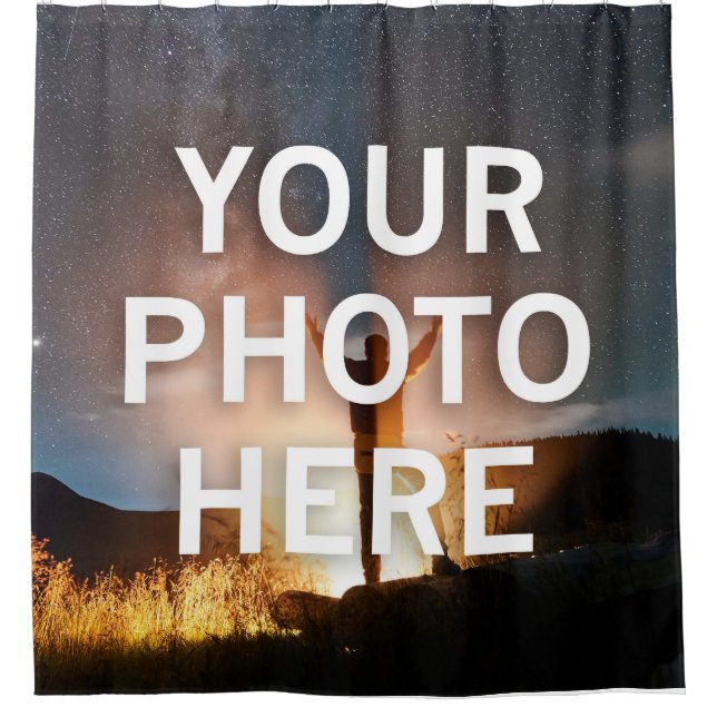Your Photo Here Shower Curtain (Front)