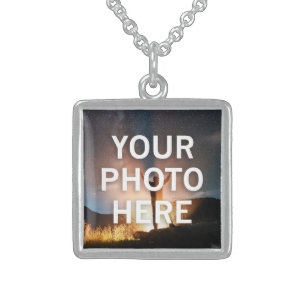 Your Photo Here Sterling Silver Necklace