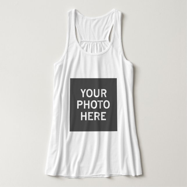 Your Photo Here Tank Top (Design Front)