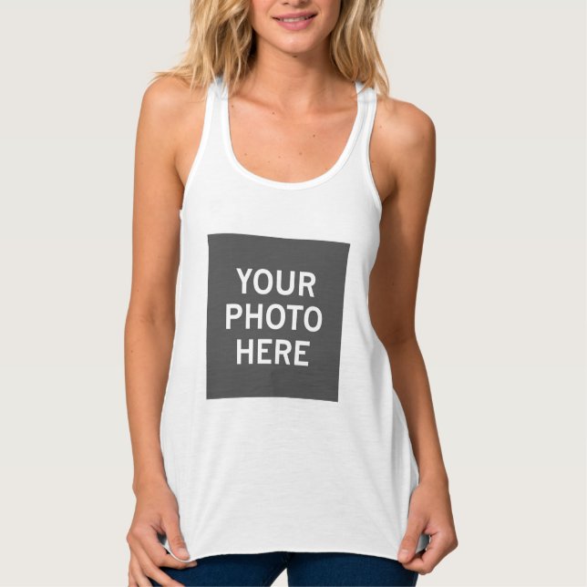 Your Photo Here Tank Top (Front)