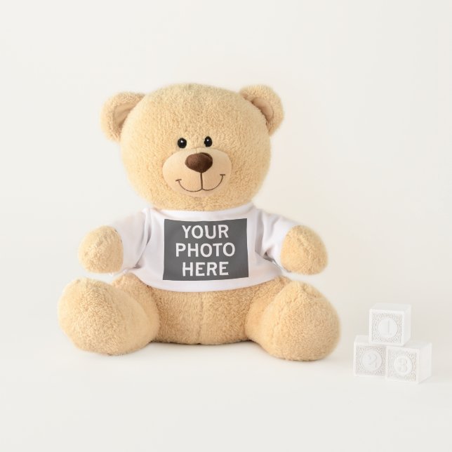 Your Photo Here Teddy Bear (In Situ)