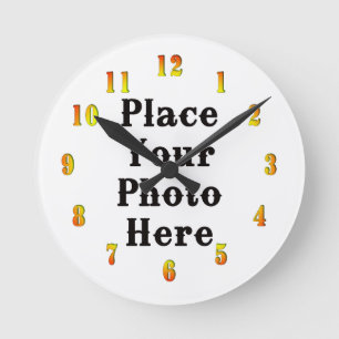 Your Photo Here Wall Clock