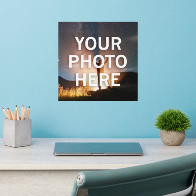 Your Photo Here Wall Decal (Home Office 2)