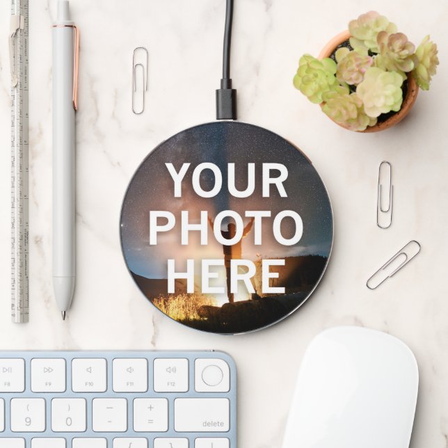 Your Photo Here Wireless Charger (Desk)