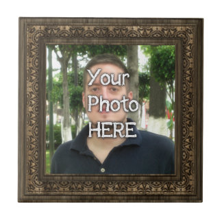 Your Photo Here Wood(Print) Frame Tile