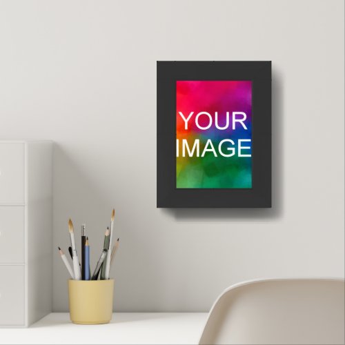 Your Photo HQ Black Acrylic Custom Modern Elegant Framed Art