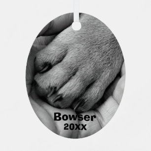 Your Photo, Image & Year  Pet Memorial Metal Ornament