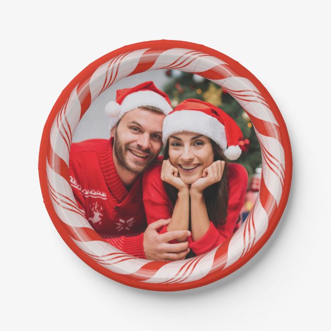 YOUR photo in a Candy Frame custom paper plates (Front)