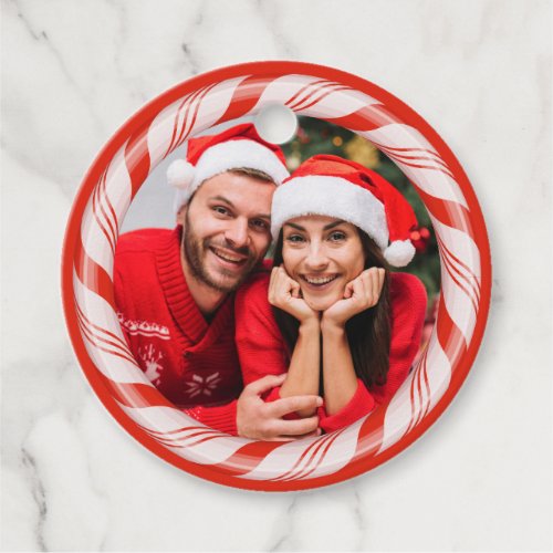 YOUR photo in a Candy Frame custom text gift tags