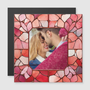 YOUR Photo in Faux Stainless Glass Frame