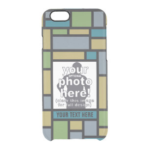 YOUR PHOTO in Geometric Pattern custom cases