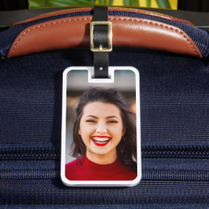 Your Photo & Info Luggage Travel Tag