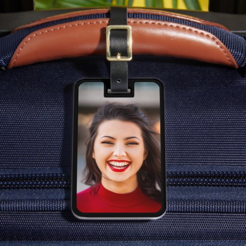Your Photo  Info Luggage Travel Tag