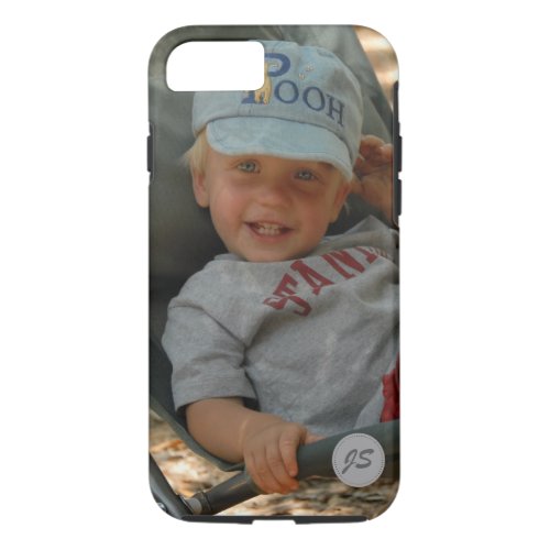 Your Photo initials iPhone 11 12 13 case