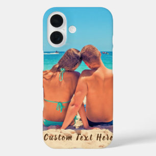 Your Photo iPhone Case with Custom Text