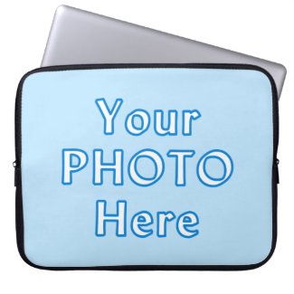 YOUR PHOTO Laptop Case for 10 to 15 inch Computers