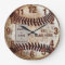 Your Photo, Logo Personalized Baseball Wall Clock