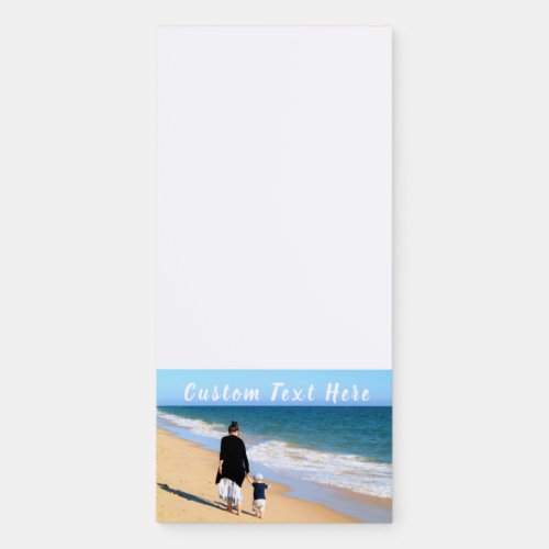 Your Photo Magnetic Notepad with Custom Text
