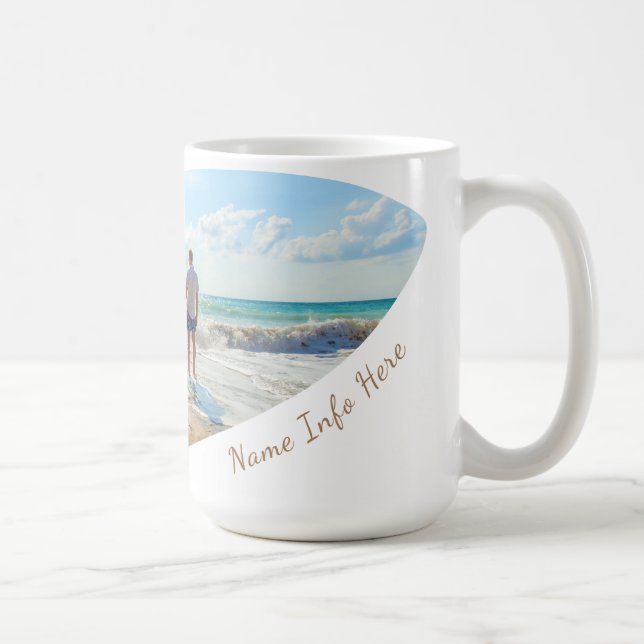 Your Photo Mug Custom Text Name Personalized Gift (Right)