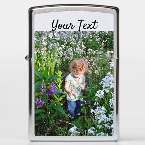 Your Photo n Text Zippo Lighter Gift for Mom _ Dad