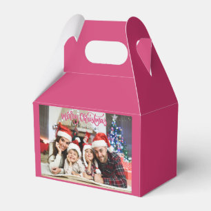 YOUR Photo & Name(s) Christmas Favor Boxes