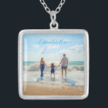 Your Photo Necklace Gift with Custom Text Name<br><div class="desc">Custom Photo and Text Necklaces - Unique Your Own Design Personalized Family / Friends or Personal Necklace / Gift - Add Your Photo and Text - Resize and move or remove and add elements / image with Customization tool ! Choose font / size / color ! Good Luck - Be...</div>