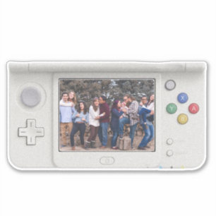 Your Photo Old School Handheld Electronic Gaming Sticker